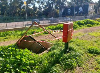 Επικίνδυνο φρεάτιο στο Άλσος – ο Δήμος… μόνο κορδέλα έβαλε