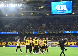 Γιορτάζει η πόλη: Η ΑΕΚ στα αστέρια του Champions League μετά το 4-0 επί της Λέφσκι