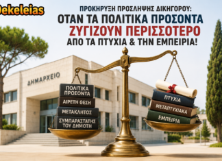 Προκήρυξη για πρόσληψη δικηγόρου στο Δήμο με «φωτογραφικά» χαρακτηριστικά και υπογραφή Τομπούλογλου