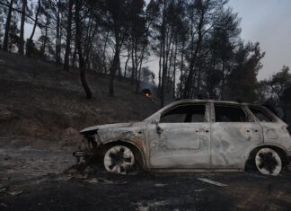 Βελτιωμένη η εικόνα στη Σίβηρη Κασσάνδρας – Πάνω από 3.000 στρέμματα έγιναν στάχτη